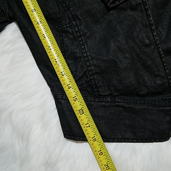 CAbi Waxed Linen Ruffle Moto Jacket - Picture 8 of 8